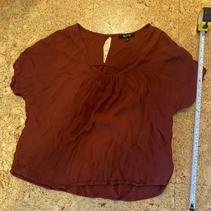 Madewell Top-Bronze Red- XS